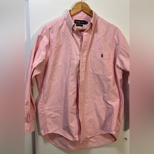 Ralph Lauren Men's Light Pink Button Down Shirt
